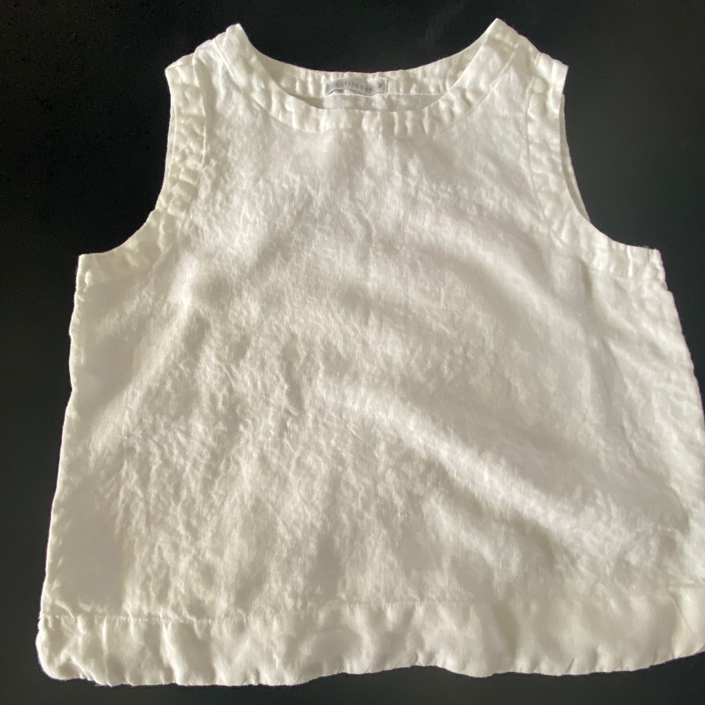 Cut Loose Linen Top